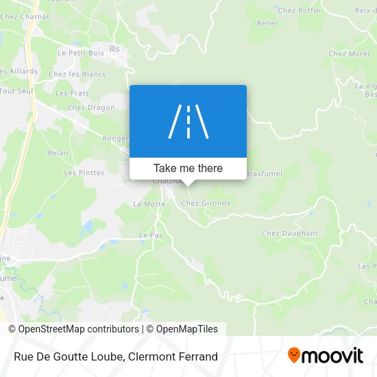 Rue De Goutte Loube map