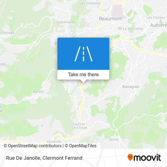Rue De Janolle map