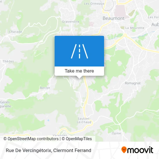 Rue De Vercingétorix map