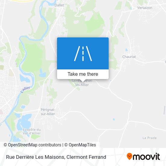 Rue Derrière Les Maisons map