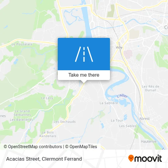 Rue Des Acacias map