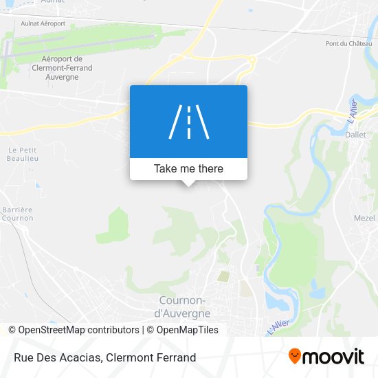 Rue Des Acacias map