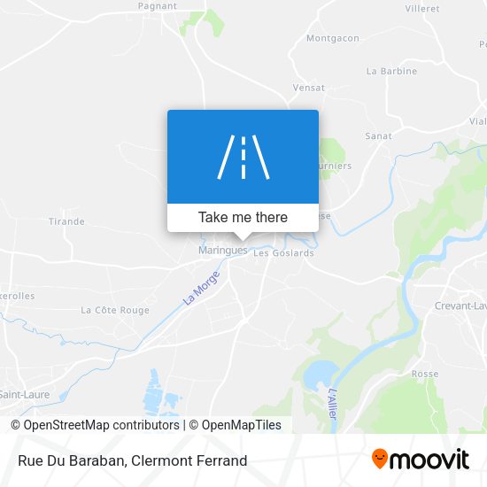 Rue Du Baraban map