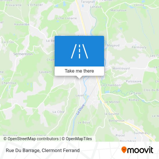 Rue Du Barrage map