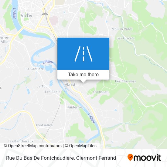 Rue Du Bas De Fontchaudière map