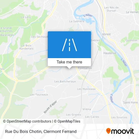 Rue Du Bois Chotin map