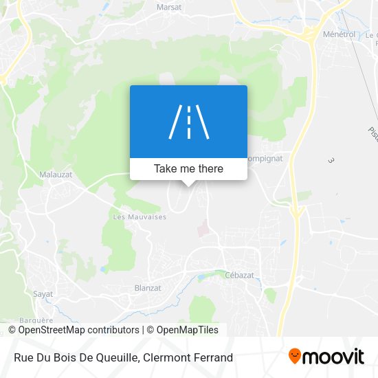 Rue Du Bois De Queuille map