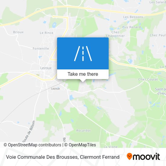 Voie Communale Des Brousses map