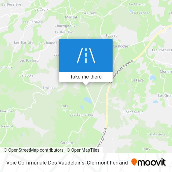 Voie Communale Des Vaudelains map