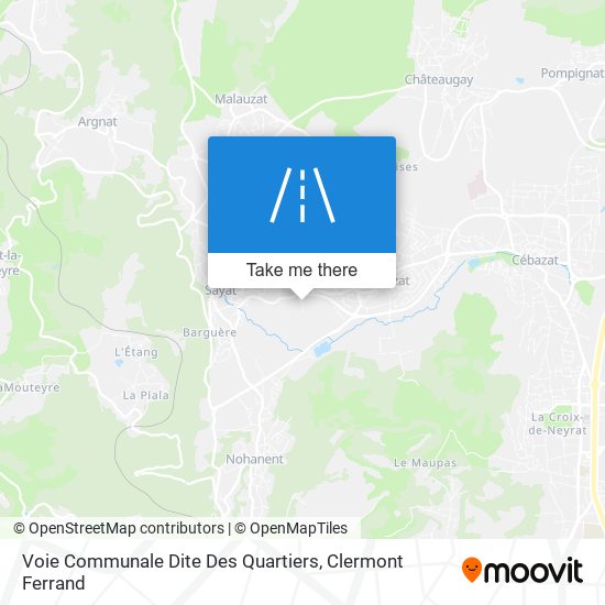 Voie Communale Dite Des Quartiers map