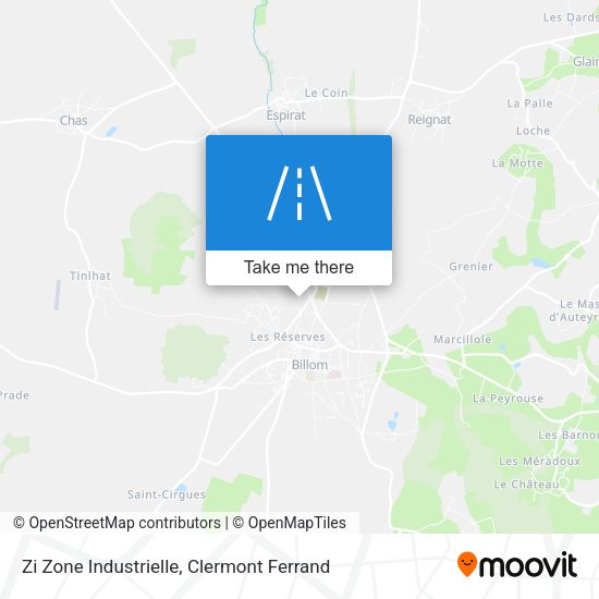 Zi Zone Industrielle map