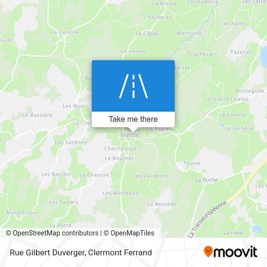 Rue Gilbert Duverger map
