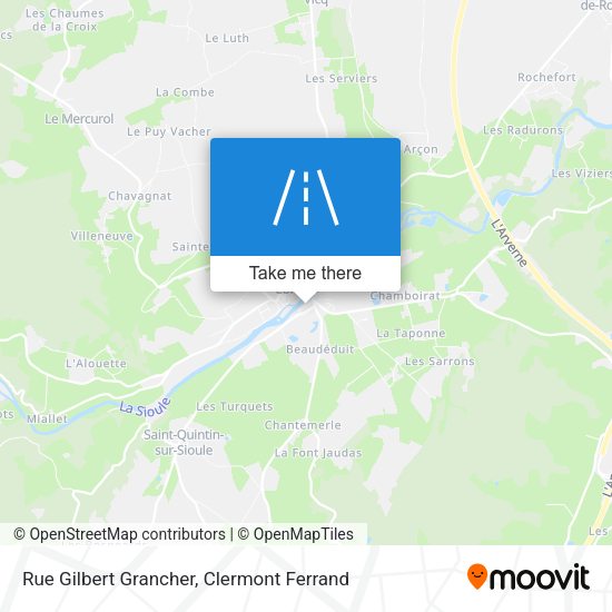 Rue Gilbert Grancher map