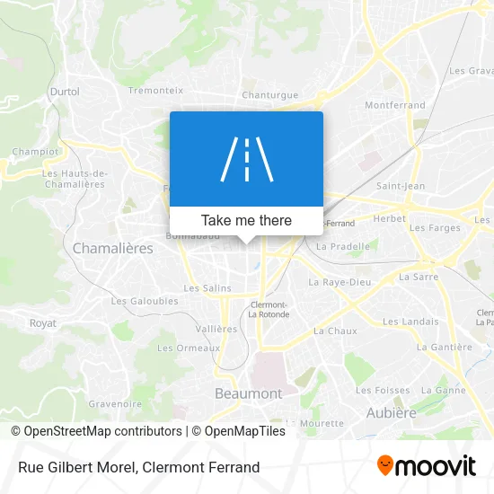 Rue Gilbert Morel map