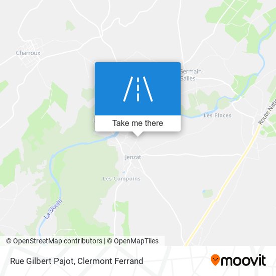 Rue Gilbert Pajot map