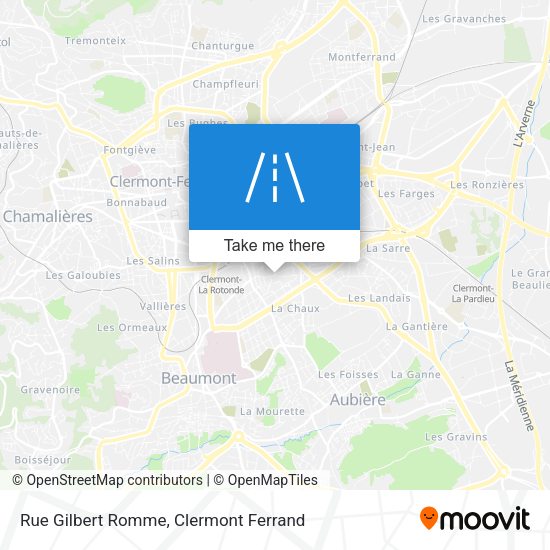 Rue Gilbert Romme map