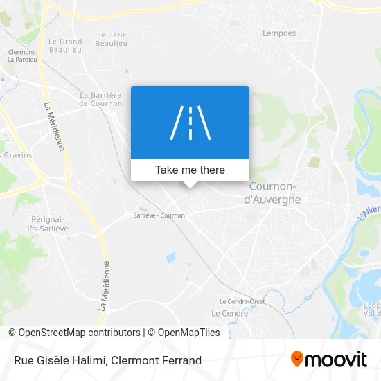 Rue Gisèle Halimi map