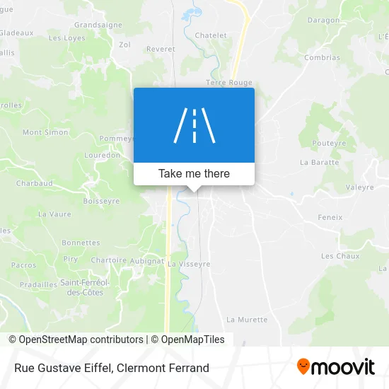 Rue Gustave Eiffel map