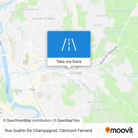 Rue Guérin De Champagnat map