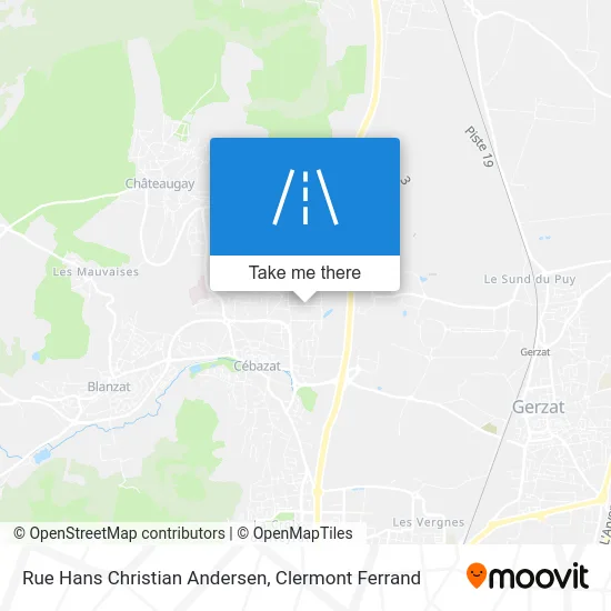 Rue Hans Christian Andersen map