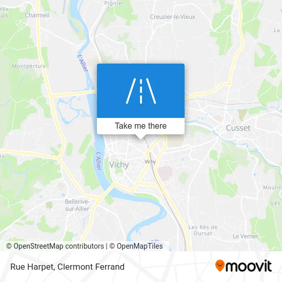 Rue Harpet map