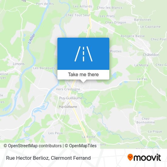 Rue Hector Berlioz map