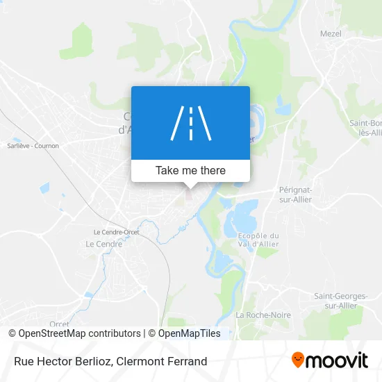 Rue Hector Berlioz map