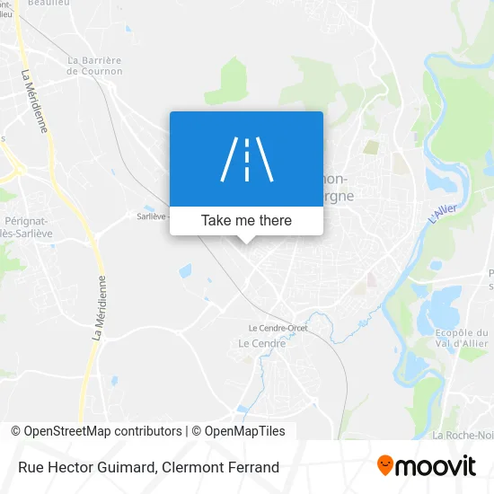 Rue Hector Guimard map