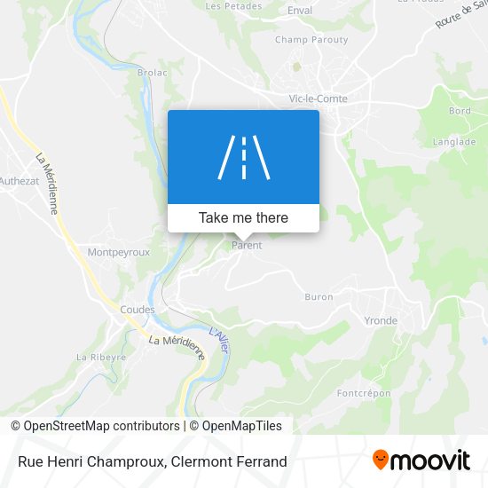 Rue Henri Champroux map