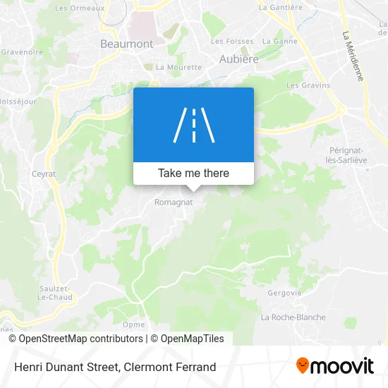 Rue Henri Dunant map