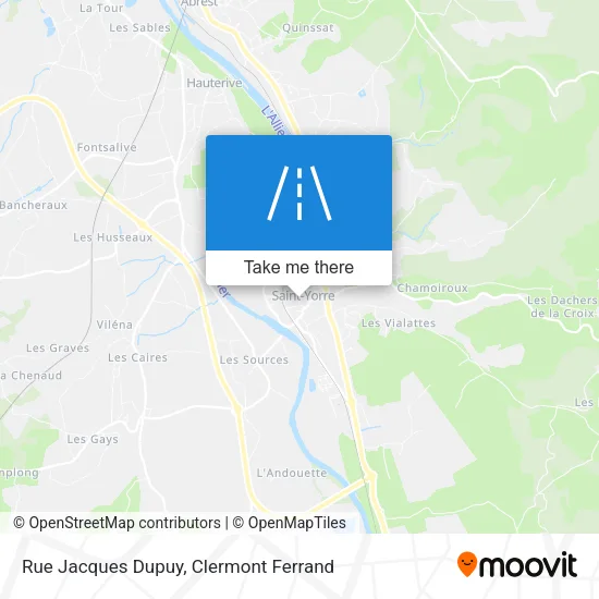 Rue Jacques Dupuy map