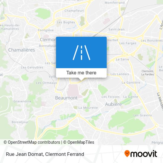 Rue Jean Domat map