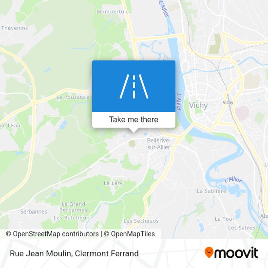 Rue Jean Moulin map