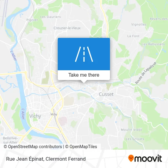 Rue Jean Épinat map