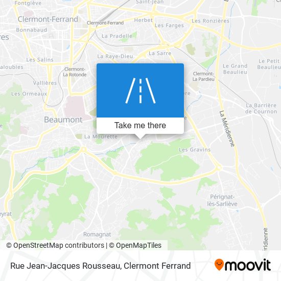 Rue Jean-Jacques Rousseau map