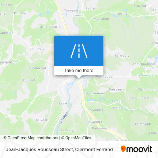 Rue Jean-Jacques Rousseau map