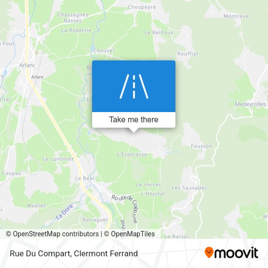 Rue Du Compart map