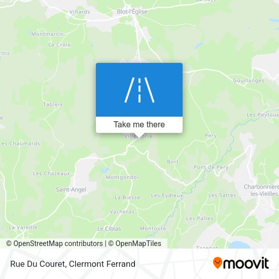 Rue Du Couret map