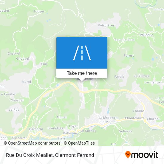 Rue Du Croix Meallet map