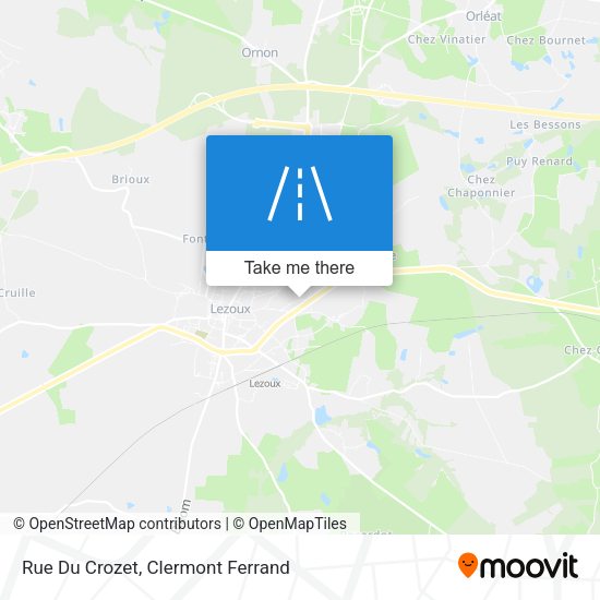 Rue Du Crozet map