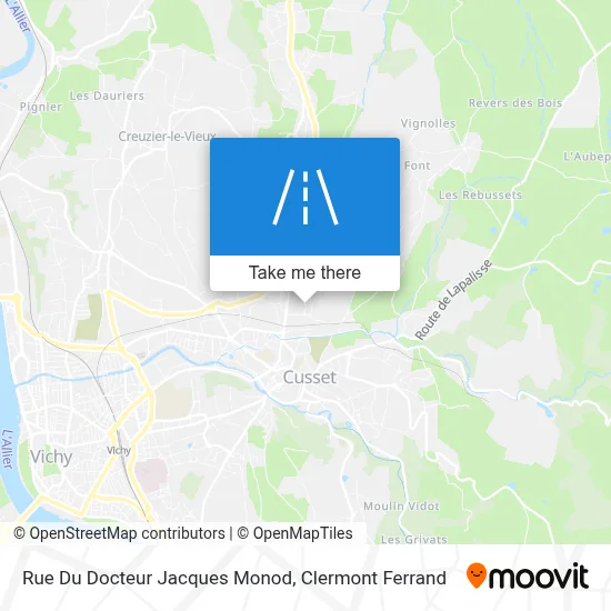 Rue Du Docteur Jacques Monod map