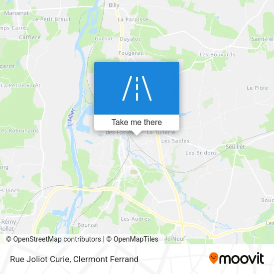 Rue Joliot Curie map