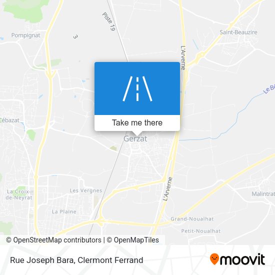 Rue Joseph Bara map