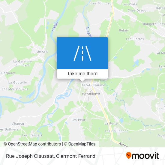Rue Joseph Claussat map