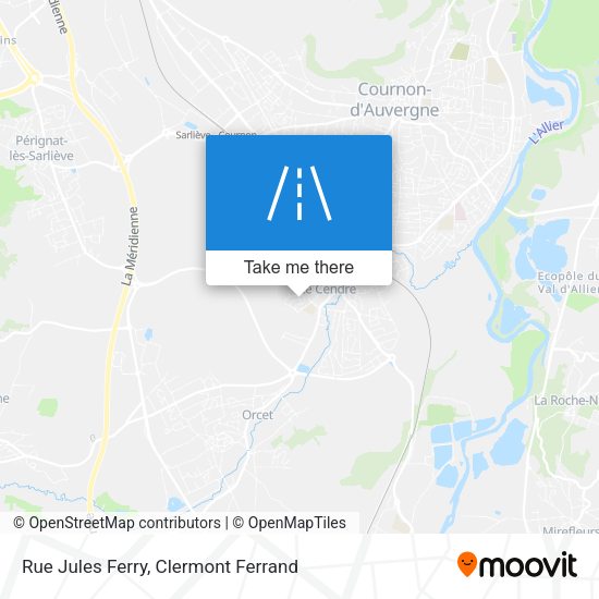 Rue Jules Ferry map