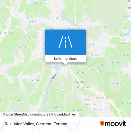 Rue Jules Vallès map