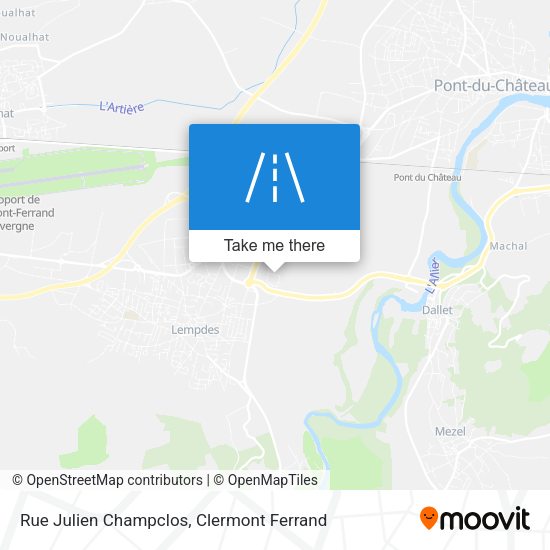 Rue Julien Champclos map
