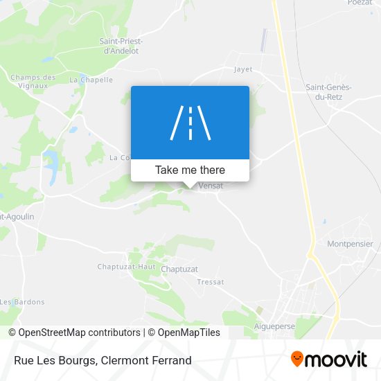 Rue Les Bourgs map