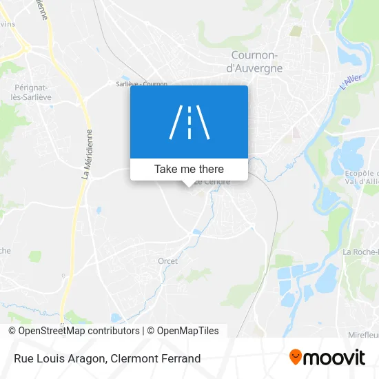 Rue Louis Aragon map