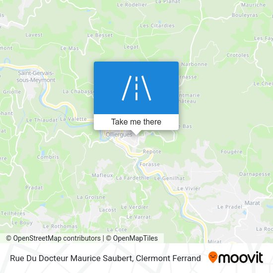 Rue Du Docteur Maurice Saubert map